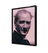 Nostaljik Atatürk Portresi Çerçeveli Mdf Tablo