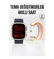 Mey İthalat® Akıllı Saat Yeni Nesil Sesli Asistan Uyku ve Sağlık Takibi Adımsayar