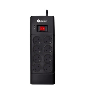 Dexim SP08DG 8Port Akım Koruyucu Priz Siyah 1.8 Metre