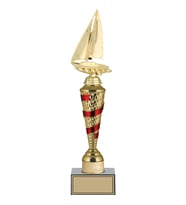 ODAK KUPA - Figürlü Kupalar - Yelken Figürlü Kupalar FG-028 C - 43 cm