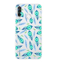 PrintiFy Huawei P30 Lite ile Uyumlu Nazar Boncuğu 3 Baskılı Kamera Korumalı Şeffaf Silikon Kılıf