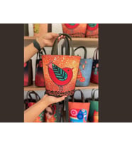 Kuş Figürlü Kova Model Çanta Etnik Bohem Style - YESİL (Yeşil)