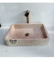 Traverten Dikdörtgen Lavabo