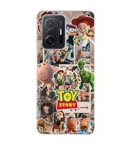 Xiaomi Mi 11T - 11T Pro Uyumlu Toy Story Kolaj Tasarımlı Şeffaf Telefon Kılıfı