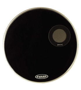 Evans BD24REMAD EMAD Resonant Bas Davul Derisi (24 inç - Siyah - Süngerli)