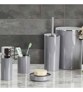 LENOX BANYO SETİ 5Lİ GRİ -100885