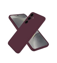 Galaxy A36 Kılıf First Silikon - Mürdüm
