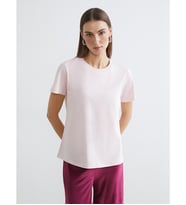 LC WAIKIKI Pembe %100 Pamuklu Kadın Tişört