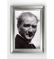 Gümüş Çerçeveli Atatürk Tablo a309