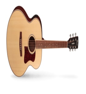 CORT CJ-MEDXNATW ELEKTRO AKUSTİK GİTAR, ÇANTALI, JUMBO CUTAWAY