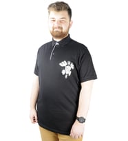 Mode XL Erkek T shirt Polo Skull 22304 Siyah