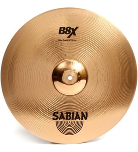 Sabian 41806X B8X Thin Crash Zil (18 İnç)  B8 Bronz - Hızlı Tepki - Parlak