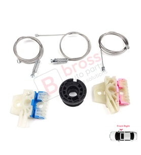 VW Golf MK6 A6 5K 5K1 AJ5 2008-20014 5-Kapı 5K0837462 İçin Elektrikli Ön Sağ Cam Kriko Tamir Seti