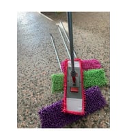 50 cm uzunlukta paslanmaz çelik mop sapı, pratik temizlik aracı