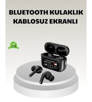 Bluetooth 5.3 ANC Kablosuz Kulaklık – Dokunmatik Kontrol, Dijital Ekran ve Uzun Pil Ömrü