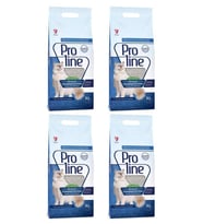 ProLine Topak İnce Parfümsüz Bentonit Kedi Kumu 5lt 4 Adet