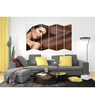 KADIN SAÇ MODELİ KUAFÖR MDF TABLO-1006 MODEL-B