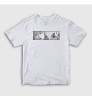 Presmono Unisex Çocuk Beyaz Kirari Anime kakegurui T-Shirt 239863tt (Beyaz)