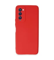 Tecno Camon 18 Kılıf First Silikon - Kırmızı