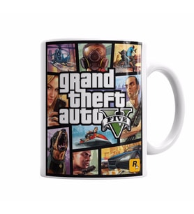 Grand Theft Auto 5 GTA V  Kupa  Bardak Porselen