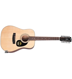 Cort AD810-12OP 12 Telli Akustik Gitar Naturel Renk, Open Pore Bitiş, Ladin Kapak, Maun Arka ve Yanlar