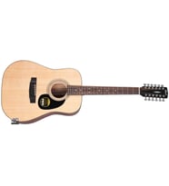 Cort AD810-12OP 12 Telli Akustik Gitar Naturel Renk, Open Pore Bitiş, Ladin Kapak, Maun Arka ve Yanlar