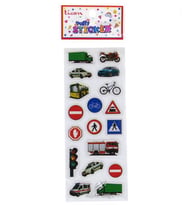 Ticon Sticker Trafik İşaretleri-Arabalar - 3 adet