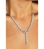 Sky Diamond Taşlı 925ayar Gümüş Şık Gerdanlık