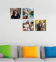Kişiye Özel 4 Fotoğraflı Kare Mdf Tablo