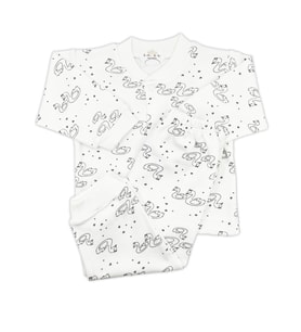 Sema Baby Sevimli Kuğu Bebek Pijama Takımı 6-9 Ay