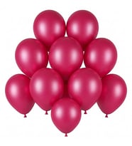 Bordo Renk Lateks Pastel Balon (13 cm) - 10 Adet
