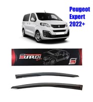 Peugeot Expert Mugen Cam Rüzgarlığı 2022 sonrası 2'li Sunplex (Beyaz)