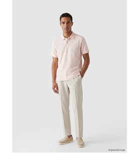 LCW Vision Pembe Polo Yaka Desenli Pike Erkek Tişört