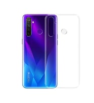 Realme 5 Pro Uyumlu Kılıf Zore Süper Silikon Kapak (Renksiz)