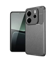 Xiaomi Redmi Note 14 4g Kılıf Auto Focus Karbon Kapak - Gri