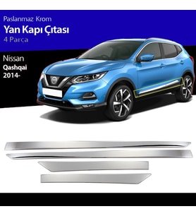 Nissan Qashqai Yan Kapı Çıtası Kromu 2014 Sonrası