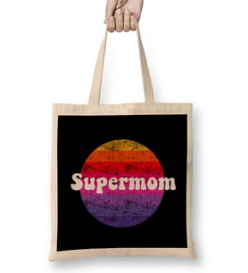 Supermom Süperanne 013 Bez Çanta Uzun Saplı