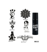 Çılgın Kızlar Spray Tattoo Geçici Dövme Yapma Seti Sprey Dövme Kiti