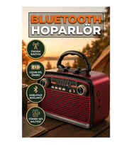 FM/AM Radyolu Kablosuz Bluetooth Hoparlör – Uzun Pil Ömrü ve Yüksek Ses Kalitesi