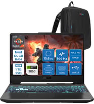 Asus Tuf Gaming A15 – FA506NCG Amd Ryzen 7-7445HS 64GB Ddr5 1tb SSD Rtx 3050/4GB 75W 15.6 Inç Full Hd 144Hz Ips-Level Freedos Gaming Bilgisayar HN206AF23+ZETTAÇANTA