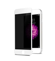 iPhone 6 Plus / 6S Plus Uyumlu Privacy Ön Koruma Hayalet Seramik Nano Ekran Koruyucu (Beyaz)