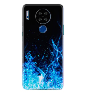 Reeder P13 Blue Max Lite Kılıf Silikon Desen Özel Seri Blue Fire 1678