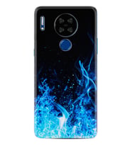 Reeder P13 Blue Max Lite Kılıf Silikon Desen Özel Seri Blue Fire 1678