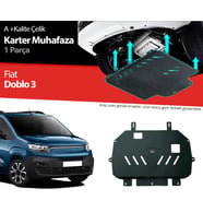 Fiat Doblo Çelik Karter Muhafaza Koruma 2023 2024 2025 