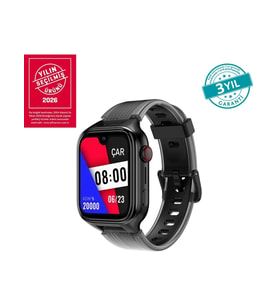 Ttec Kidi Pro AMOLED Ekranlı GPS 4G Sim Kartlı Akıllı Çocuk Saati Panter Siyahı 2KSW03