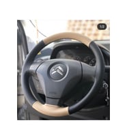 Citroen Nemo Çift Renk Deri Direksiyon Kılıfı