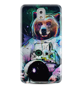 Samsung Note 3 4 5 8 9 20 Ultra 10 Lite Kılıf Desenli Silikon Astronot Panda 1755