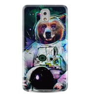 Samsung Note 3 4 5 8 9 20 Ultra 10 Lite Kılıf Desenli Silikon Astronot Panda 1755