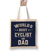Fathers Day World's Best Darts Player And Dad Bez Çanta Uzun Saplı