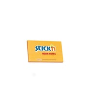 Hopax Stickn Yapışkanlı Not Kağıdı Neon Turuncu 76x127mm 100 Yaprak